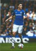 Football Michael Keane signed 12x8 colour photo pictured while playing for Everton. Good