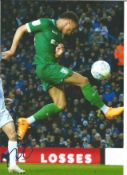 Football Jacob Murphy signed 12x8 colour photo pictured in action for Sheffield Wednesday. Good