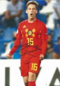 Football Yari Verschaeren signed 12x8 colour photo pictured playing for Belgium. Good Condition. All