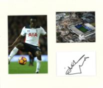 Football Victor Wanyama 12x10 mounted signature piece includes two colour photos during his time