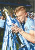 Football Oleksandr Zinchenko signed 12x8 colour photo pictured with the premier league trophy for