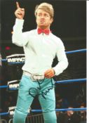 Wrestling Drake Maverick 12x8 signed colour photo. James Michael Curtin (born 30 January 1983) is