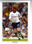 Football Teddy Sheringham signed 12x8 colour photo pictured playing for Tottenham Hotspur.
