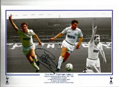 Football Clive Allen signed 12x8 Tottenham Hotspur montage photo. Clive Darren Allen (born 20 May