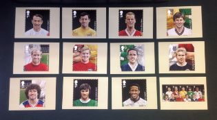 Football Legends PHQ Card collection 12 superb cards and miniature sheet names includes Jimmy