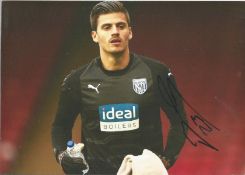 Football Jonathan Bond signed 8x12 colour photo pictured while playing for West Bromwich Albion.