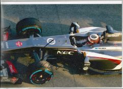 Motor Racing Nico Hulkenberg signed 12x8 colour photo pictured driving for Sauber in Formula One