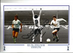 Football Mark Falco signed 12x8 Tottenham Hotspur montage photo. Mark Peter Falco (born 22 October