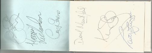 Football Legends Autograph book over 150 signatures from some legendary names of the British game