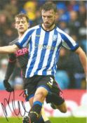 Football Morgan Fox signed 12x8 colour photo pictured in action for Sheffield Wednesday. Good