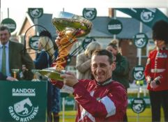 Horse Racing Davy Russell 12x8 signed colour photo. Davy Russell (born 27 June 1979) is an Irish