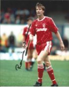 Football Ronnie Whelan 10x8 signed colour photo pictured in action for Liverpool. Ronald Andrew
