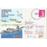 Commemorating the Arrival of the JU52 3M at the Royal Air Force Museum FDC multi signed by Mr J. M