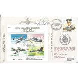 Wing Commander Robert Doe DSO, DFC signed Royal Air Force flown FDC Royal Air Force Binbrook Open