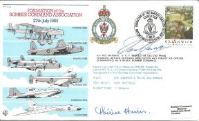 Formation of the Bomber Command Association 27th July 1985 signed RAF cover No 889 of 1000. Flown