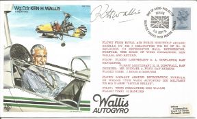 Wg Cdr Ken H. Wallis C Eng FR AeS signed FDC No. 816 of 970. Flown in Gazelle HT Mk2 Helicopter from