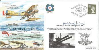 Captain S. B de Courcy -Ireland RN Retd signed FDC Great War 21 The Battle of Jutland 31 May 1916 PM