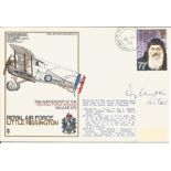 Air Cdre Roy Compton RAF Little Rissington signed flown FDC 60th Anniversary of the Central Flying