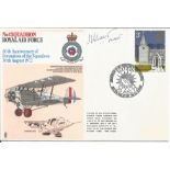 MRAF Slessor Signed flown No4 Squadron RAF 60th Anniversary of Formation of the Squadron 30th August