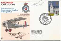 MRAF Slessor Signed flown No4 Squadron RAF 60th Anniversary of Formation of the Squadron 30th August