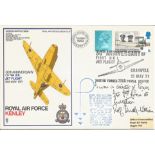 Rolf Dudley-Williams signed flown RAF Kenley 30th Anniversary of 1st UK. Jet Flight 15th May 1971