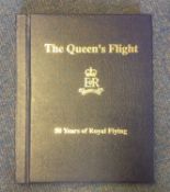 The Queens Flight collection 26 signed FDCs housed in a commemorative album and slip case charting