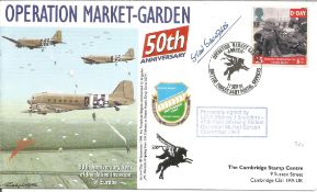 L/Cpl Stanley J Saunders signed flown Operation Market Garden 50th Anniversary FDC No 24 of 35.
