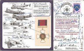 20 WW2 medal winners signed Appointment to the Distinguished Service Order signed RAF(DM)4 RAF cover