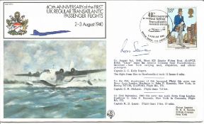 Sir Ross Stainton signed 40th Anniversary of the First UK Regular Transatlantic Passenger Flights