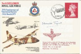 No48 Squadron Royal Air Force 30th Anniversary of 'Operation Varsity' 24th March 1975 signed RAF