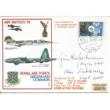 Major Gunther Holtmann and Cpt U Frohreip signed flown Air Tatoo'73 RAF Greenham Common FDC No 30 of