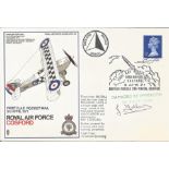 J. Follows signed flown RAF Cosford First RAF Rocket Mail 3rd April 1971 FDC. Damaged by Immersion