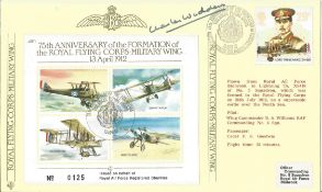 Air Commodore Charles Widdows CB, DFC signed Royal Flying Corps flown FDC Military Wing flown FDC