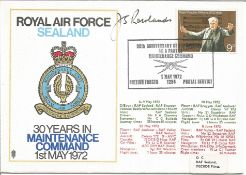 Royal Air Force Sealand 30 Years in Maintenance Command 1st May 1972 signed FDC No 22 of 500. Signed