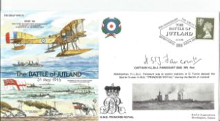 Captain H. L St J. Fancourt DSO RN Retd signed FDC Great War 21 The Battle of Jutland 31 May 1916 PM