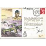 Air Cmdr Allen Mawer, Flt Lt M. F. Reeves, Flt Lt J. H. Webb signed flown Marshall of the RAF The