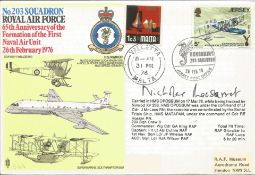 No203 Squadron Royal Air Force 65th Anniversary of the Formation of the First Naval Air Unit 26th