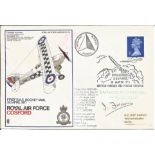 J. Follows signed flown RAF Cosford First RAF Rocket Mail 3rd April 1971 FDC. Flown from Birstall