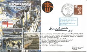 Admiral Sir Henry Leach signed Operation Chariot The St. Nazaire Raid 28th March 1942 signed FDC No.