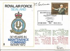 Royal Air Force Sealand 30 Years in Maintenance Command 1st May 1972 signed FDC No 346 of 500.