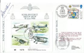 Wing Commander R. C Wilkinson OBE, DFM signed Royal Air Force flown FDC Royal Air Force Halton