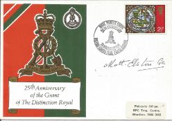 Matt Elston signed GC25th Anniversary of the Grant of the Distinction Royal signed FDC date stamp