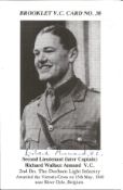 Second Lieutenant (later Captain) Richard Wallace Annand VC. 2nd Bn. The Durham Light Infantry