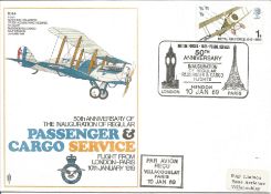 50th Anniversary of the Inauguration of Regular Passenger and Cargo Service from London to Paris
