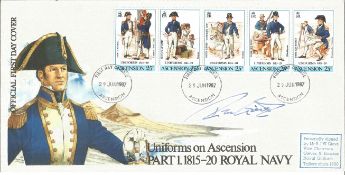 Mr R. J. W. Gieve Navy tailors signed Uniforms on Ascension signed FDC Part 1. 1815 - 20 Royal