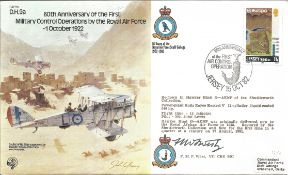 60th Anniversary of the First Military Control Operations by the Royal Air Force 1st October 1922