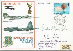 Richard Dangerfield and Peter Lebus signed flown Air Tattoo'73 RAF Greenham Common FDC No. 69 of