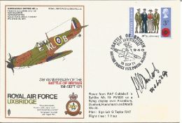 Flt Lt Ludwik Martel signed flown RAF Uxbridge 31st Anniversary of the Battle of Britain 18th Sept