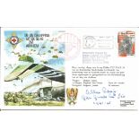 Major General Sir Allan Adair DSO MC GOC signed flown De Ontsnapping Uit De Slag Om Arnhem FDC No 91