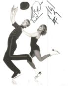 Torvill and Dean signed 10x8 black and white photo. Good Condition. All autographs are genuine